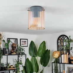 hofstein Vireda Plafonnier, Spot de plafond Noir, 1 lumière