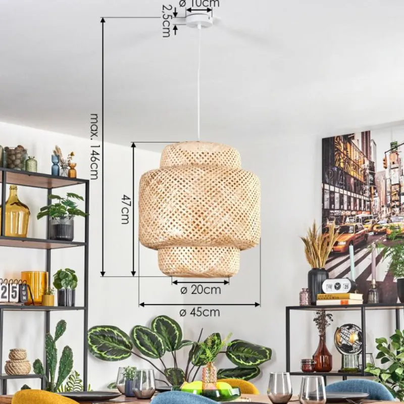 Luminaires Scandinaves-hofstein Vireda Suspension, Suspension Blanc, 1 lumière