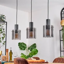 hofstein Vireda Suspension, Suspension Anthracite, 3 lumières