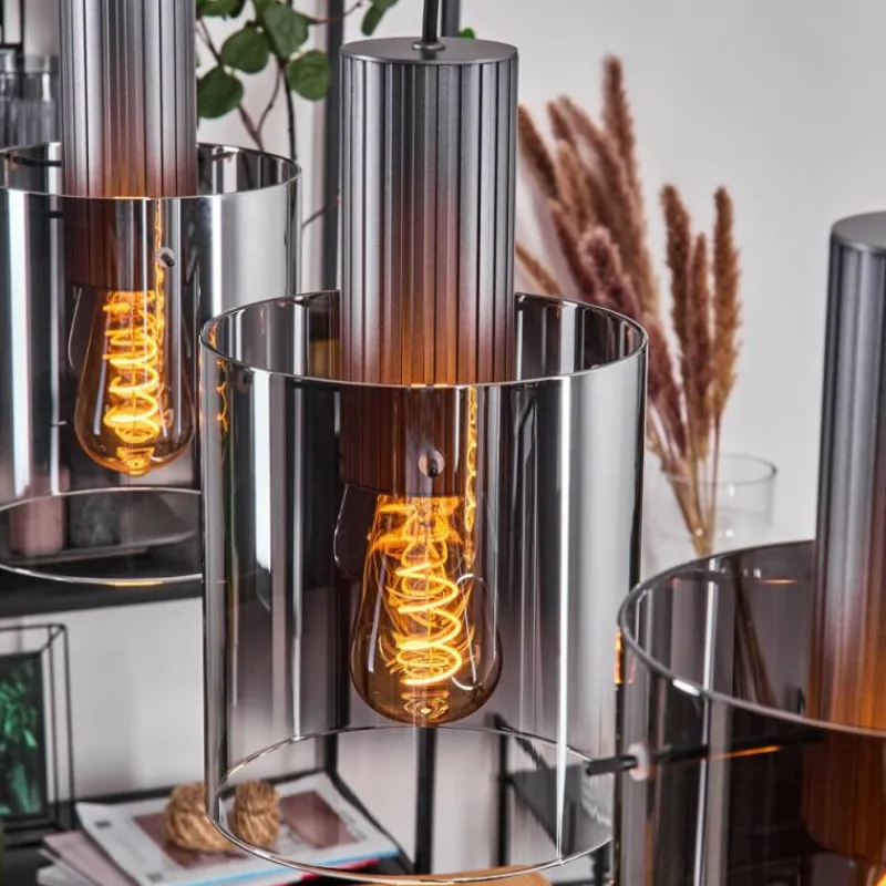 hofstein Vireda Suspension, Suspension Anthracite, 3 lumières