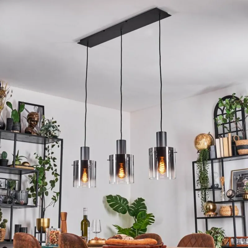 hofstein Vireda Suspension, Suspension Anthracite, 3 lumières