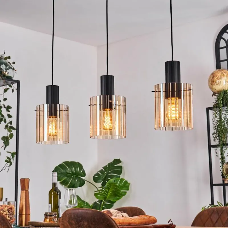 hofstein Vireda Suspension, Suspension Anthracite, 3 lumières