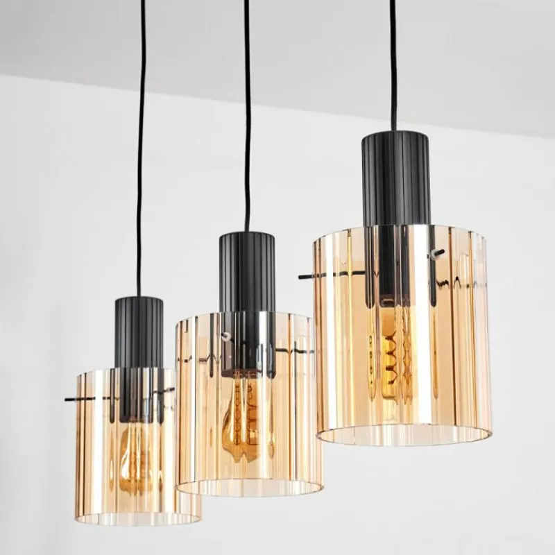 hofstein Vireda Suspension, Suspension Anthracite, 3 lumières