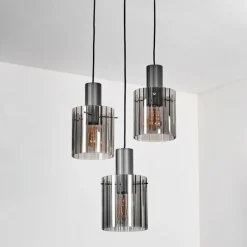 hofstein Vireda Suspension, Suspension Anthracite, 3 lumières