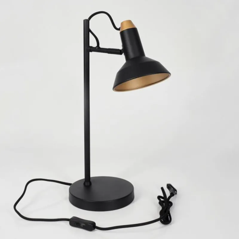 Lampes Dorées-hofstein Vouzy Lampe à poser, Liseuse Noir, 1 lumière