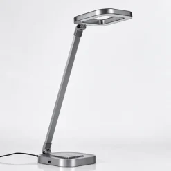 hofstein Vringelby Lampe de bureau, Lampe à poser, Liseuse LED Argenté, 1 lumière, Changeur de couleurs