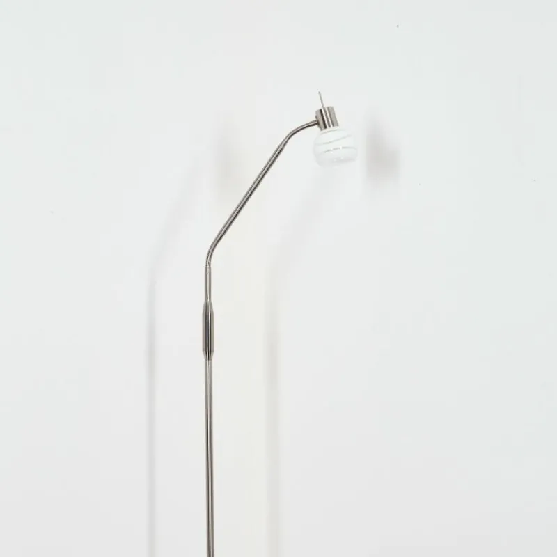 hofstein Warga Boule lumineuse, Lampadaire Nickel mat, 1 lumière