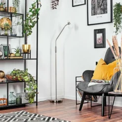 hofstein Warga Boule lumineuse, Lampadaire Nickel mat, 1 lumière