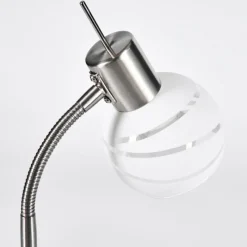 hofstein Warga Lampe à poser, Liseuse Nickel mat, 1 lumière