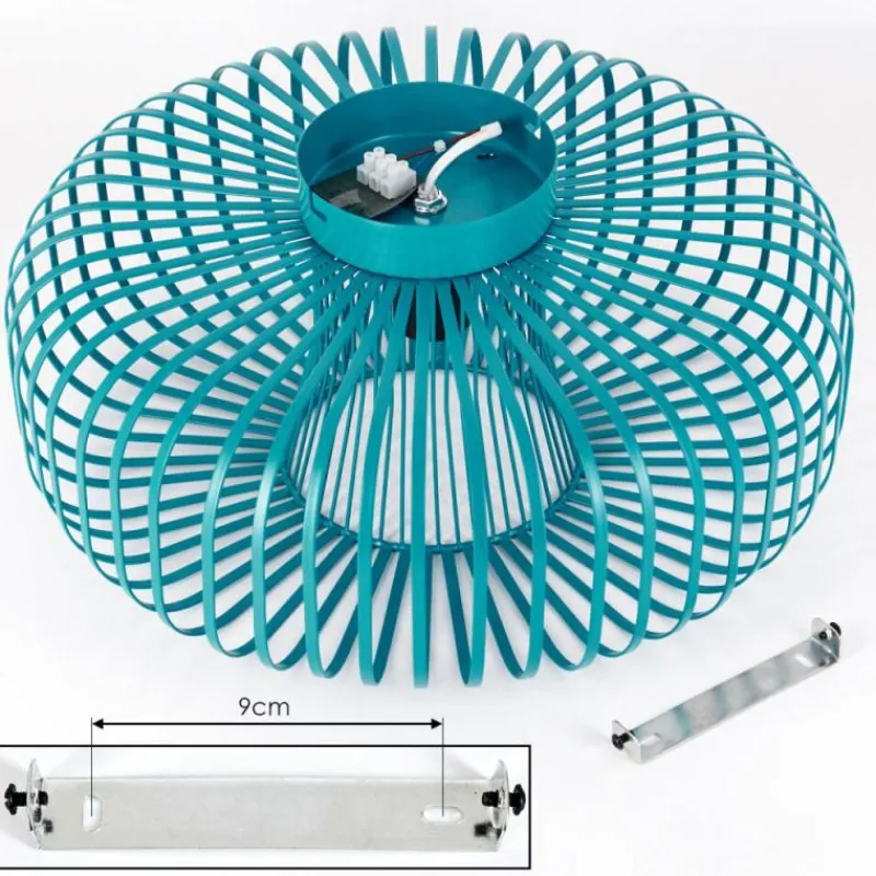 hofstein Wemude Plafonnier Bleu, 1 lumière