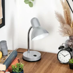 hofstein Werup Lampe à poser, Liseuse Argenté, 1 lumière