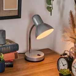 hofstein Werup Lampe à poser, Liseuse Argenté, 1 lumière