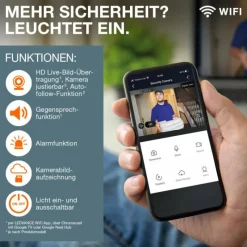 Luminaires Ledvance WIF Lampe murale d´extérieur Noir, 1 lumière, Détecteur de mouvement