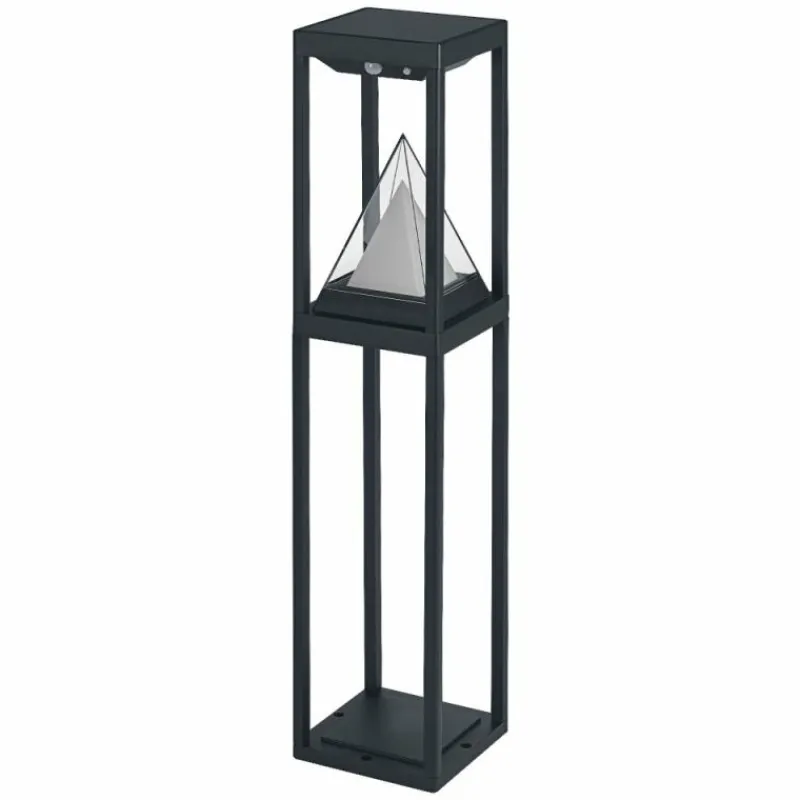 Luminaires Ledvance WIF Lampe solaire LED Noir, 1 lumière, Détecteur de mouvement, Changeur de couleurs