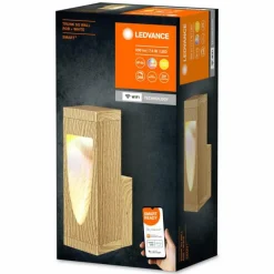 Luminaires Ledvance WIF Luminaire extérieur LED Couleur bois, 1 lumière, Changeur de couleurs