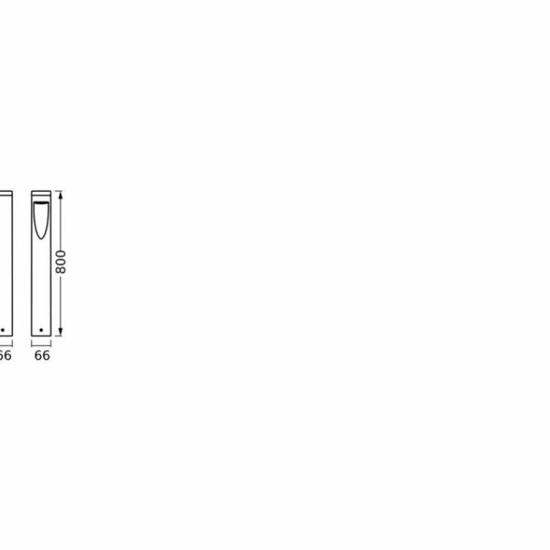 Luminaires Ledvance WIF Luminaire extérieur LED Couleur bois, 1 lumière, Changeur de couleurs