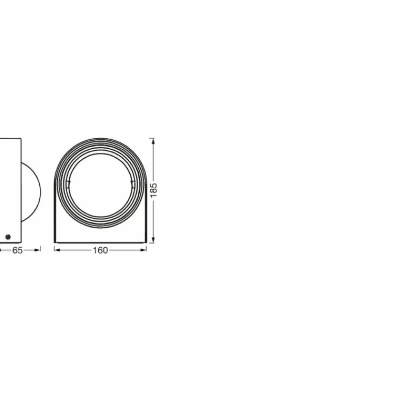 Luminaires Ledvance WIF Luminaire extérieur LED Noir, 1 lumière