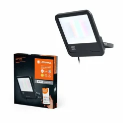 Luminaires Ledvance Wifi Lampadaire LED Noir, 1 lumière, Changeur de couleurs