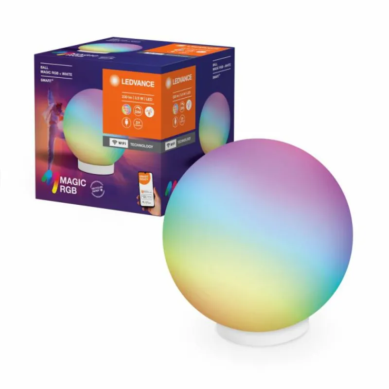 Luminaires Ledvance Wifi Lampe à poser LED Blanc, 1 lumière, Changeur de couleurs