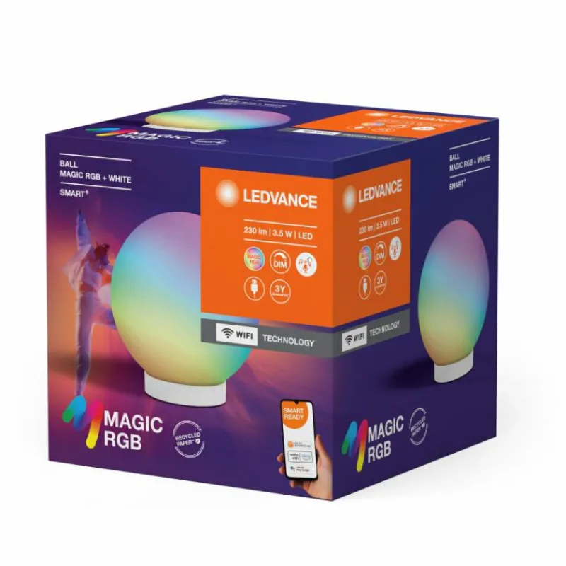 Luminaires Ledvance Wifi Lampe à poser LED Blanc, 1 lumière, Changeur de couleurs
