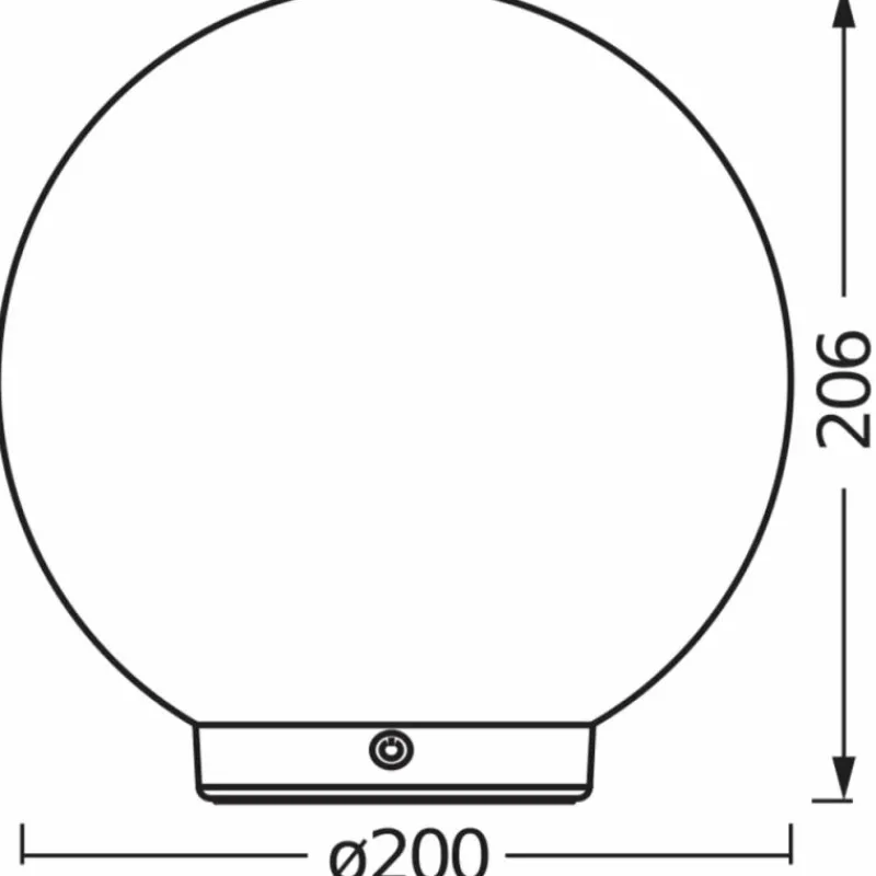 Luminaires Ledvance Wifi Lampe à poser LED Blanc, 1 lumière, Changeur de couleurs