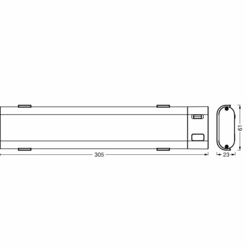 Luminaires Ledvance Wifi Luminaire sous meuble LED Blanc, 1 lumière, Détecteur de mouvement