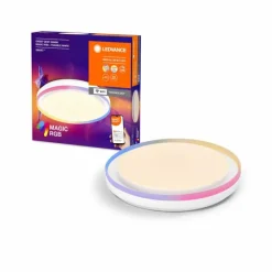 Luminaires Ledvance Wifi Plafonnier LED Blanc, 1 lumière, Changeur de couleurs