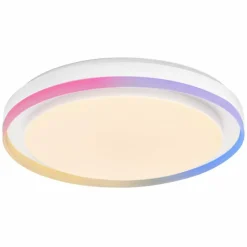 Luminaires Ledvance Wifi Plafonnier LED Blanc, 1 lumière, Changeur de couleurs