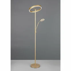 Lampes Dorées-Luminaires Trio Willis Lampadaire LED Or, 2 lumières