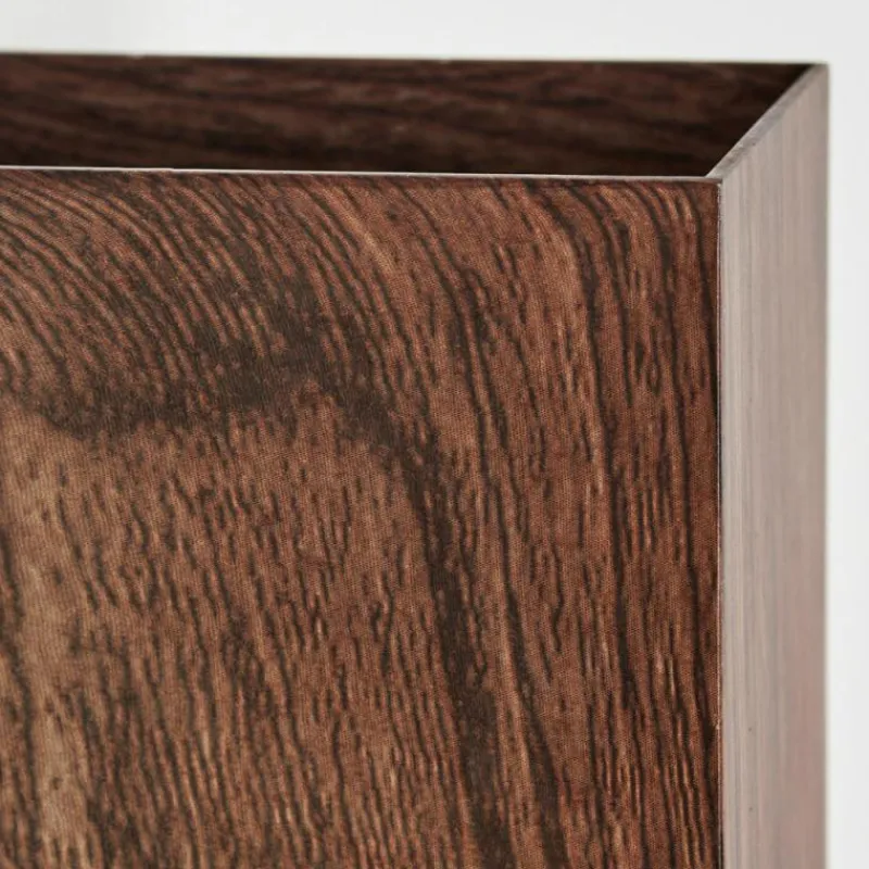 hofstein Woods Lampe murale d´extérieur, Luminaire Up & Down LED Couleur bois, Noir, 1 lumière