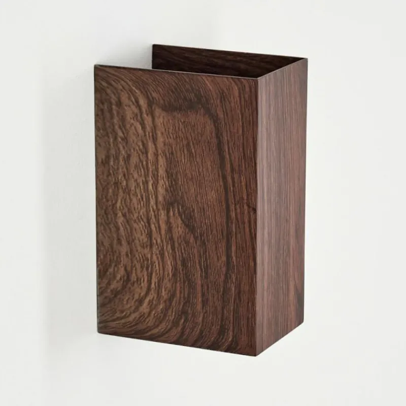 hofstein Woods Lampe murale d´extérieur, Luminaire Up & Down LED Couleur bois, Noir, 1 lumière