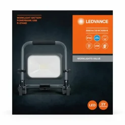Luminaires Ledvance Worklight Projecteur LED Gris, Noir, 1 lumière