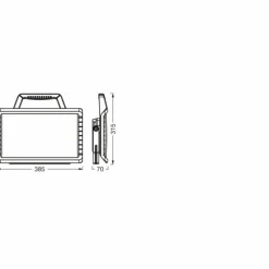 Luminaires Ledvance Worklight Projecteur LED Gris, Noir, 1 lumière