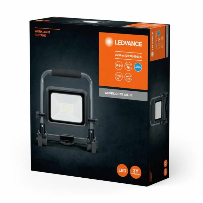Luminaires Ledvance Worklight Projecteur LED Gris, Noir, 1 lumière