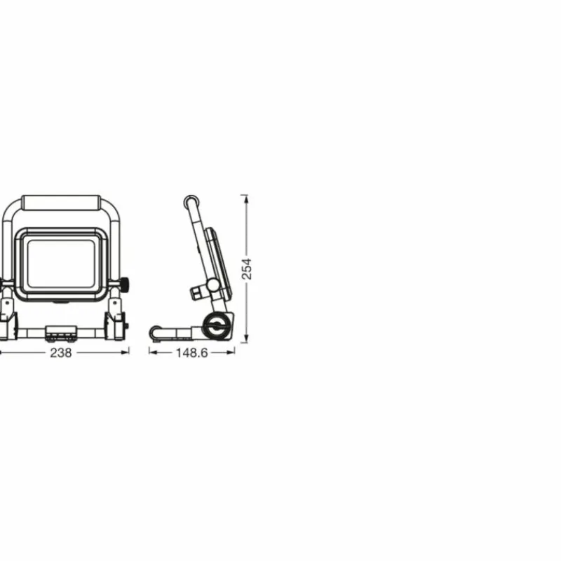 Luminaires Ledvance Worklight Projecteur LED Gris, Noir, 1 lumière