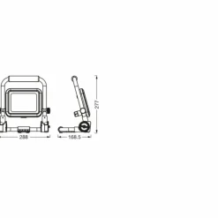 Luminaires Ledvance Worklight Projecteur LED Gris, Noir, 1 lumière