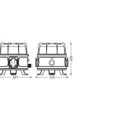 Luminaires Ledvance Worklight Projecteur LED Gris, Noir, 1 lumière