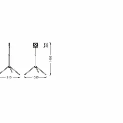 Luminaires Ledvance Worklight Projecteur LED Gris, Noir, 1 lumière