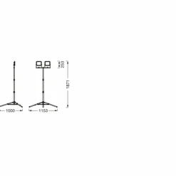 Luminaires Ledvance Worklight Projecteur LED Gris, Noir, 1 lumière