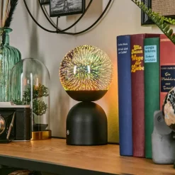 hofstein Yngered Lampe à poser LED Noir, 1 lumière