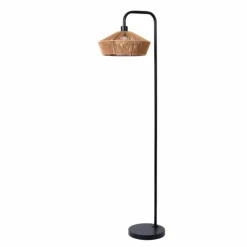 Luminaires Scandinaves-Luminaires Lucide YUNKAI Lampadaire Noir, 1 lumière