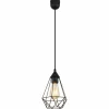 Luminaires Globo Lighting Zachary Suspension Noir, 1 lumière* Suspensions