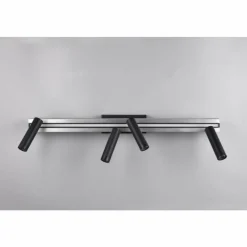 Luminaires Trio Zeno Plafonnier LED Aluminium, 5 lumières, Télécommandes* Éclairage Led