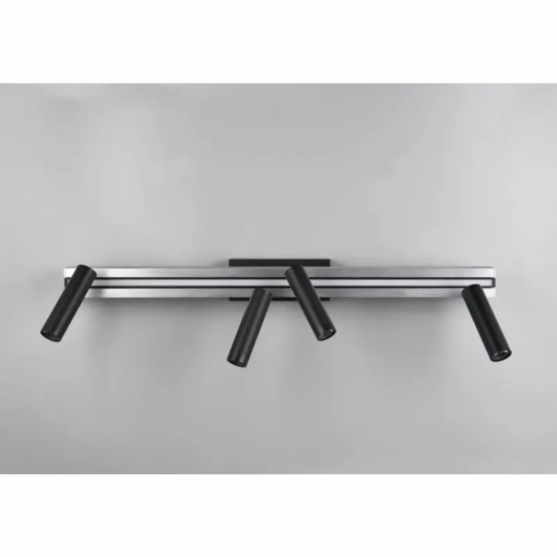 Luminaires Trio Zeno Plafonnier LED Aluminium, 5 lumières, Télécommandes* Éclairage Led