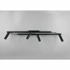 Luminaires Trio Zeno Plafonnier LED Noir, 5 lumières, Télécommandes* Éclairage Led