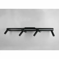 Luminaires Trio Zeno Plafonnier LED Noir, 7 lumières, Télécommandes* Éclairage Led