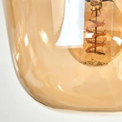 hofstein Zernez Plafonnier Noir, 3 lumières