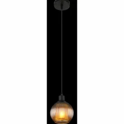 Luminaires Globo Lighting Zumba Suspension Noir, 1 lumière